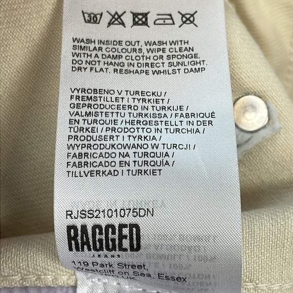 Ragged Priest Straight Leg Wonder Jeans 2 Tone Bicolor Beige Lilac Sz 26 - Picture 13 of 16